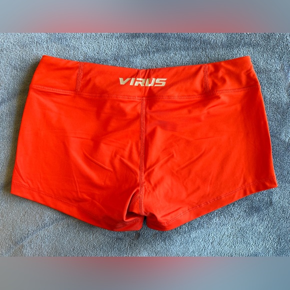 Virus Mid-Rise Drawstring Booty Shorts - Picture 3 of 3